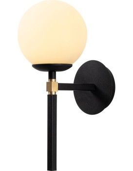 Nástěnná lampa Gondol černá