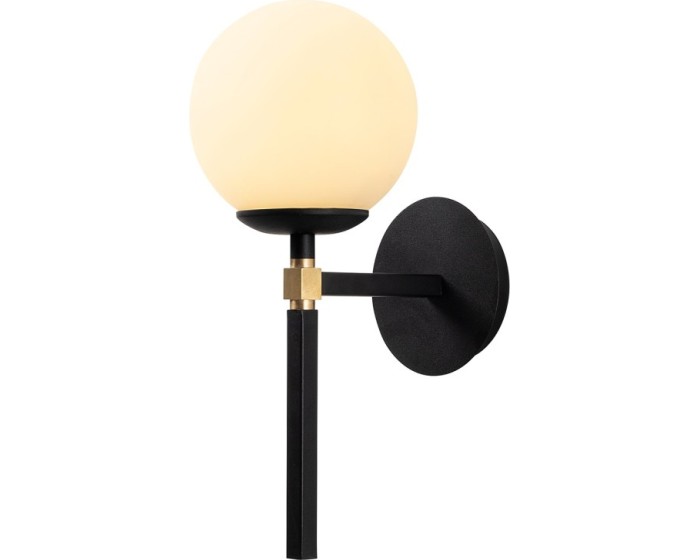 Nástěnná lampa Gondol černá