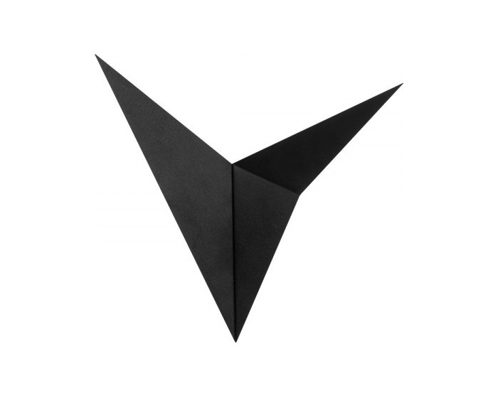 Nástěnná lampa Bird černá