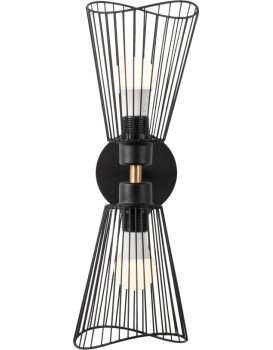 Nástěnná lampa Zeyno černá