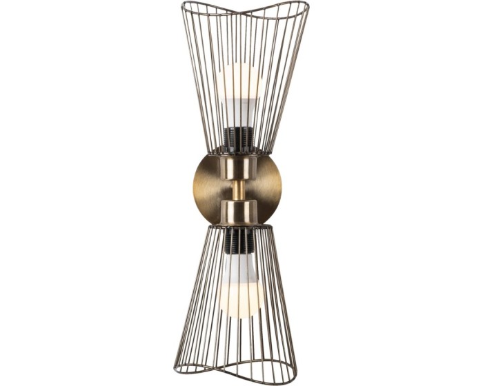 Nástěnná lampa Zeyno zlatá