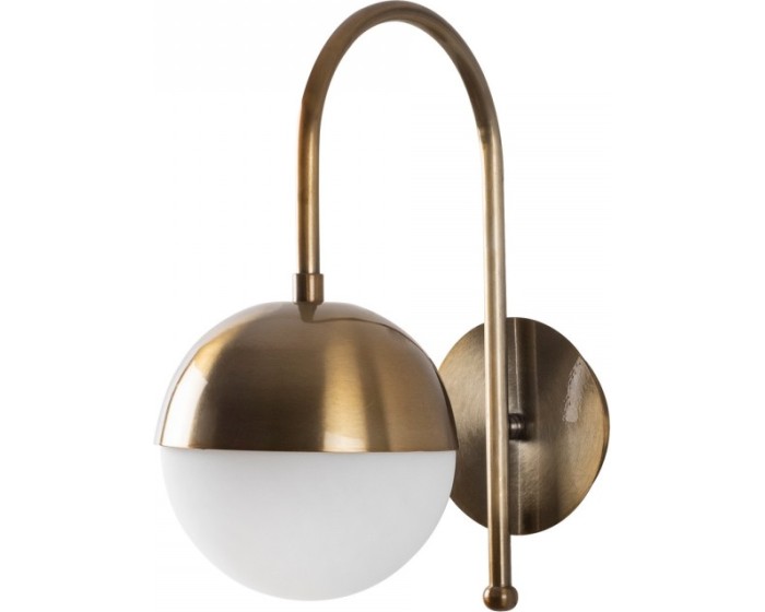 Nástěnná lampa Karsor mosaz