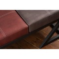Taburet BRDA 92 cm burgundská červená/antracit