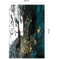 Koberec Dark Marble 160x230 cm modrý