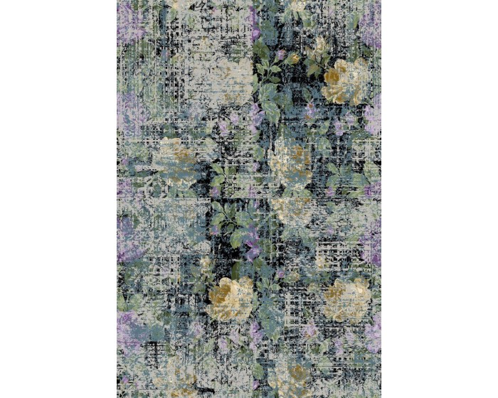 Koberec Violeta 80x150 cm šedý/zelený
