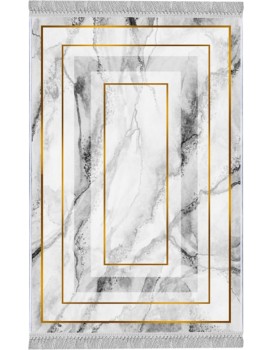 Koberec Prue 80x120 cm bílý/šedý