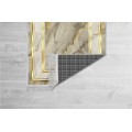 Koberec Marble Frame 180x280 cm béžový/zlatý