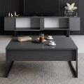 Sada nábytku do obývacího pokoje Luxe antracit/černá II
