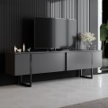 Sada nábytku do obývacího pokoje Luxe antracit/černá II