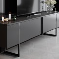 Sada nábytku do obývacího pokoje Luxe antracit/černá II