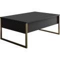 Sada nábytku do obývacího pokoje Luxe antracit/zlatá II
