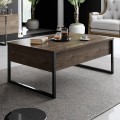 Sada nábytku do obývacího pokoje Luxe ořech/černá II