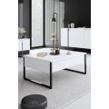 Sada nábytku do obývacího pokoje Luxe bílá/černá