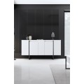 Sada nábytku do obývacího pokoje Luxe bílá/černá