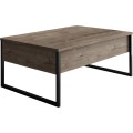 Sada nábytku do obývacího pokoje Luxe ořech/černá