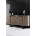 Sada nábytku do obývacího pokoje Luxe ořech/černá