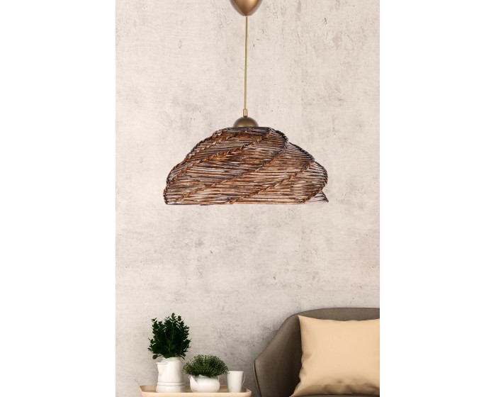 Závěsný lustr SH200 hnědý