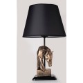 Stolní lampa Horses černá/bronzová