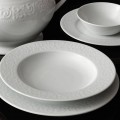 Porcelánová jídelní sada 24 ks ALC bílá