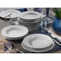 Porcelánová jídelní sada 24 ks Cev bílá
