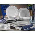 Porcelánová jídelní sada 24 ks Cev bílá