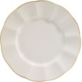 Porcelánová sada 24 ks talířů Creamy Gold bílá/zlatá