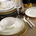 Porcelánová sada 24 ks talířů GoldieWhite bílá