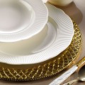 Porcelánová sada 24 ks talířů GoldieWhite bílá