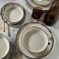 Porcelánová sada 24 ks talířů Cinnamon béžová