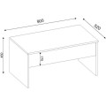 Konferenční stolek Akilli bílý