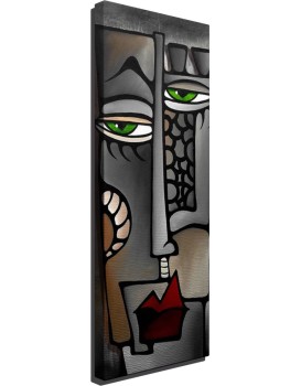 Obraz na plátně Cubism portrait PC069 30x80 cm
