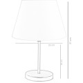 Sada 2 stolních lamp Deno II krémová