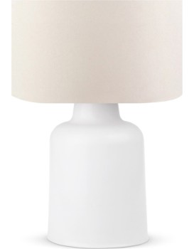 Stolní lampa Hokys krémová