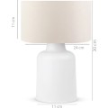 Stolní lampa Hokys krémová