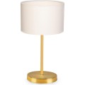 Sada 2 ks stolních lamp Tablo krémová/zlatá