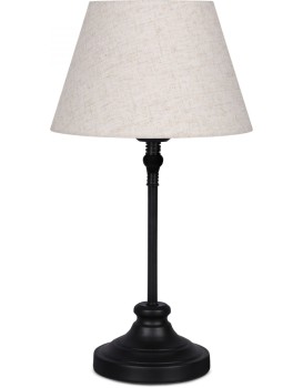 Stolní lampa Milos černá/krémová