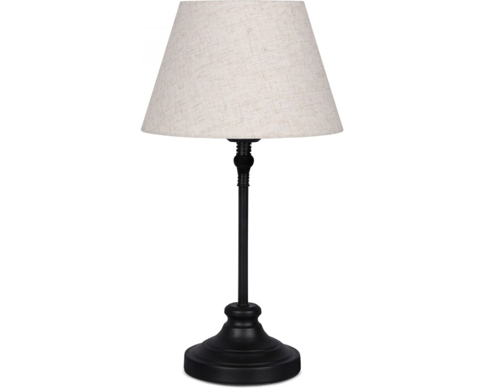 Stolní lampa Milos černá/krémová