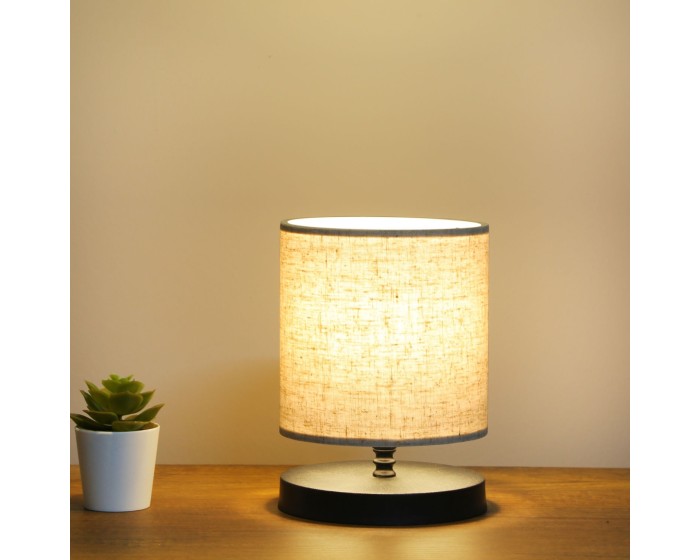 Stolní lampa Elena černá/krémová