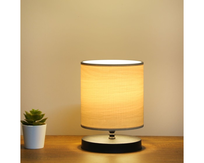Stolní lampa Elena béžovo-černá