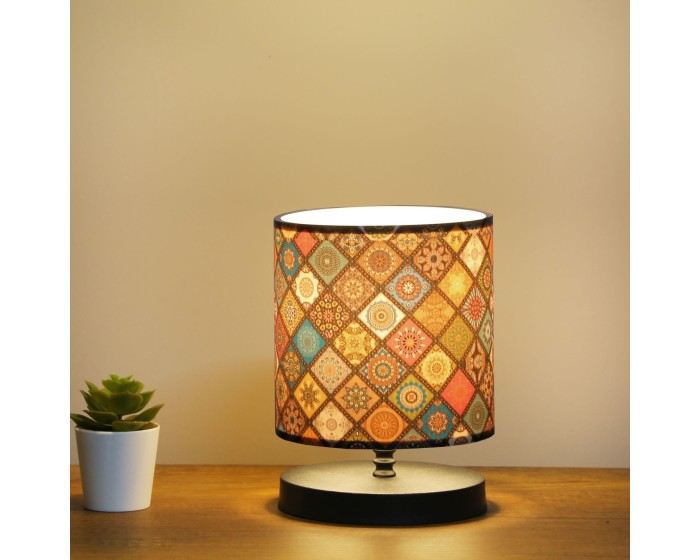 Stolní lampa Elena černá/vícebarevná