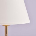 Stolní lampa Shade II bílá/zlatá