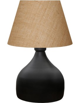 Stolní lampa Dara krémová/černá