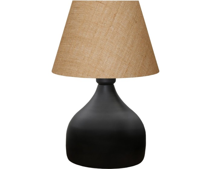 Stolní lampa Dara krémová/černá