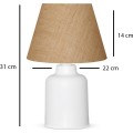 Stolní kampa Imados krémová/bílá