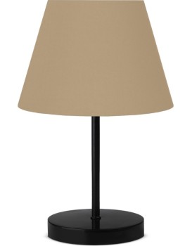 Stolní lampa Dantos 36 cm béžová/černá