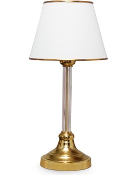 Stolní lampa Deni bílá