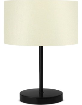 Stolní lampa Barabas krémová/černá