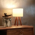 Stolní lampa Aydo I béžová
