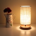 Stolní lampa Baras krémová/hnědá