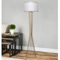 Stojací lampa AYD XII 155 cm bílá/zlatá